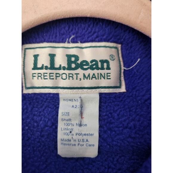 Vintage L.L Bean Women's Insulated Teal Vest- Lg - Picture 8 of 8
